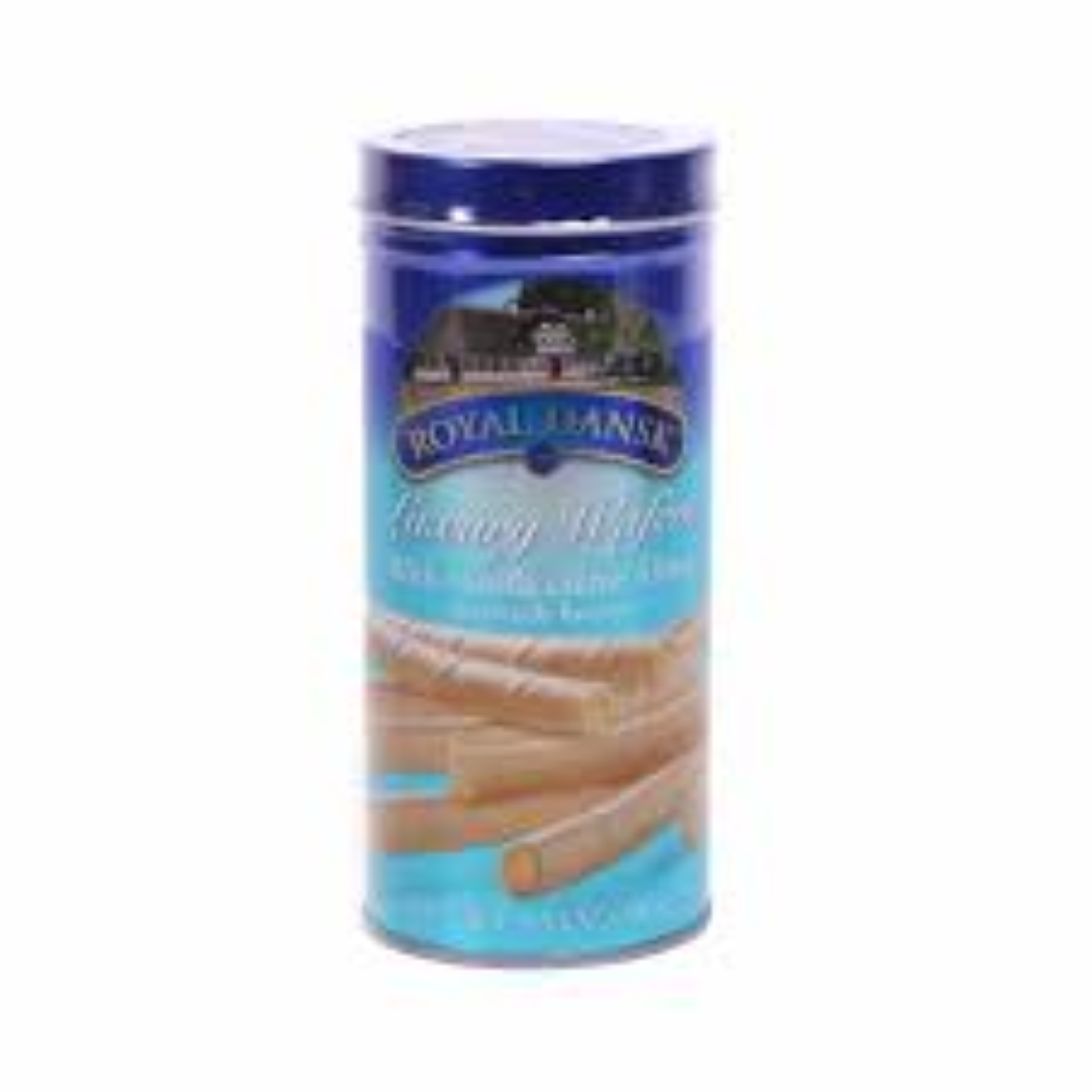 ROYAL DANSK VANILLA WAFER TINS 100G
